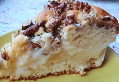 Пудинговый пирог с ананасами