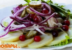 Рецепт: Салат по-деревенски