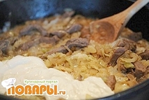 Шаг 3: Теперь можно заливать молоком и …