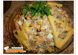 Рецепт: Салат "Праздничный"