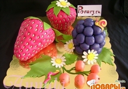 Рецепт: Торт "Летние ягоды"