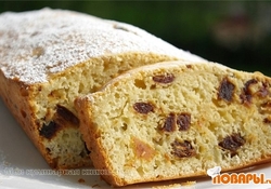 Рецепт: Сметанный кекс с финиками