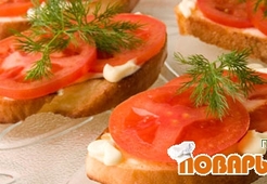 Бутерброд к неожиданным гостям и побаловать мужа