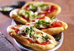 Рецепт: Пицца с томатами