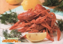 Рецепт: Раки по-русски