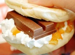 Статья: Десертный сэндвич с шоколадом KitKat