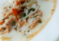 Суп из красной рыбы по-фински