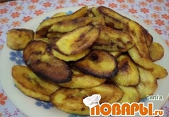 Жареные бананы (платано)